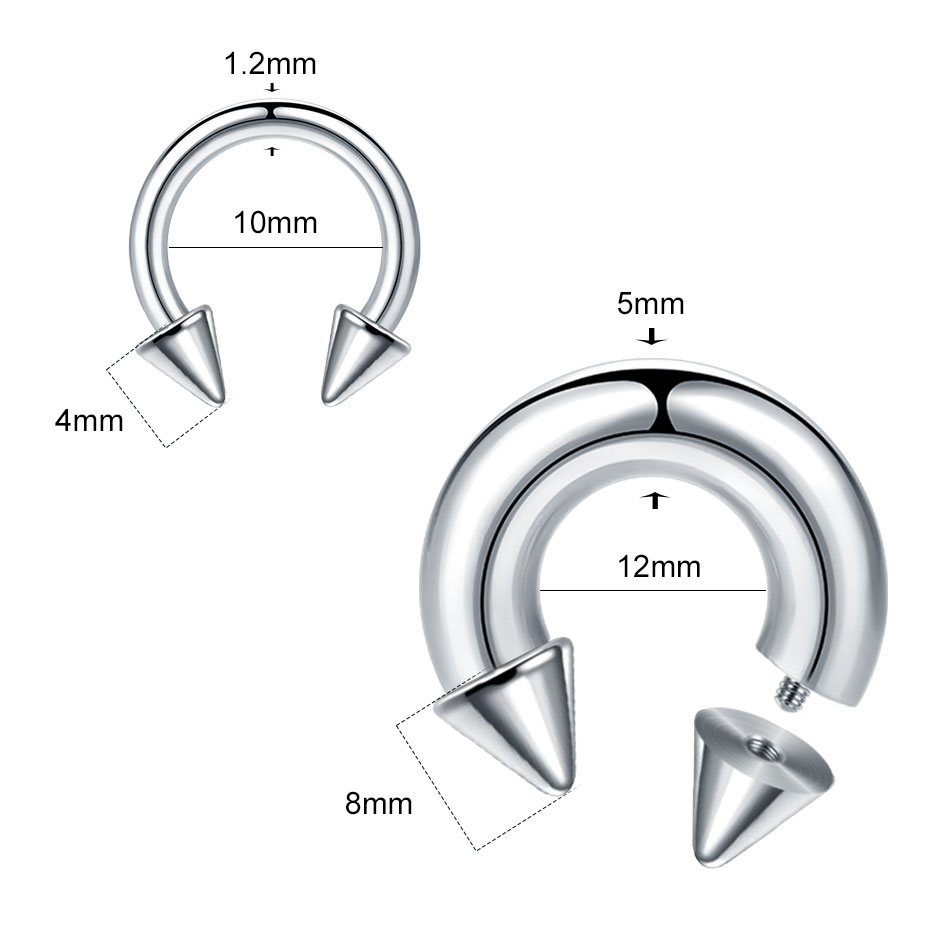 1PC Stainless Steel Big Size H – Body Jewelry Gauges Bewertung und Preis