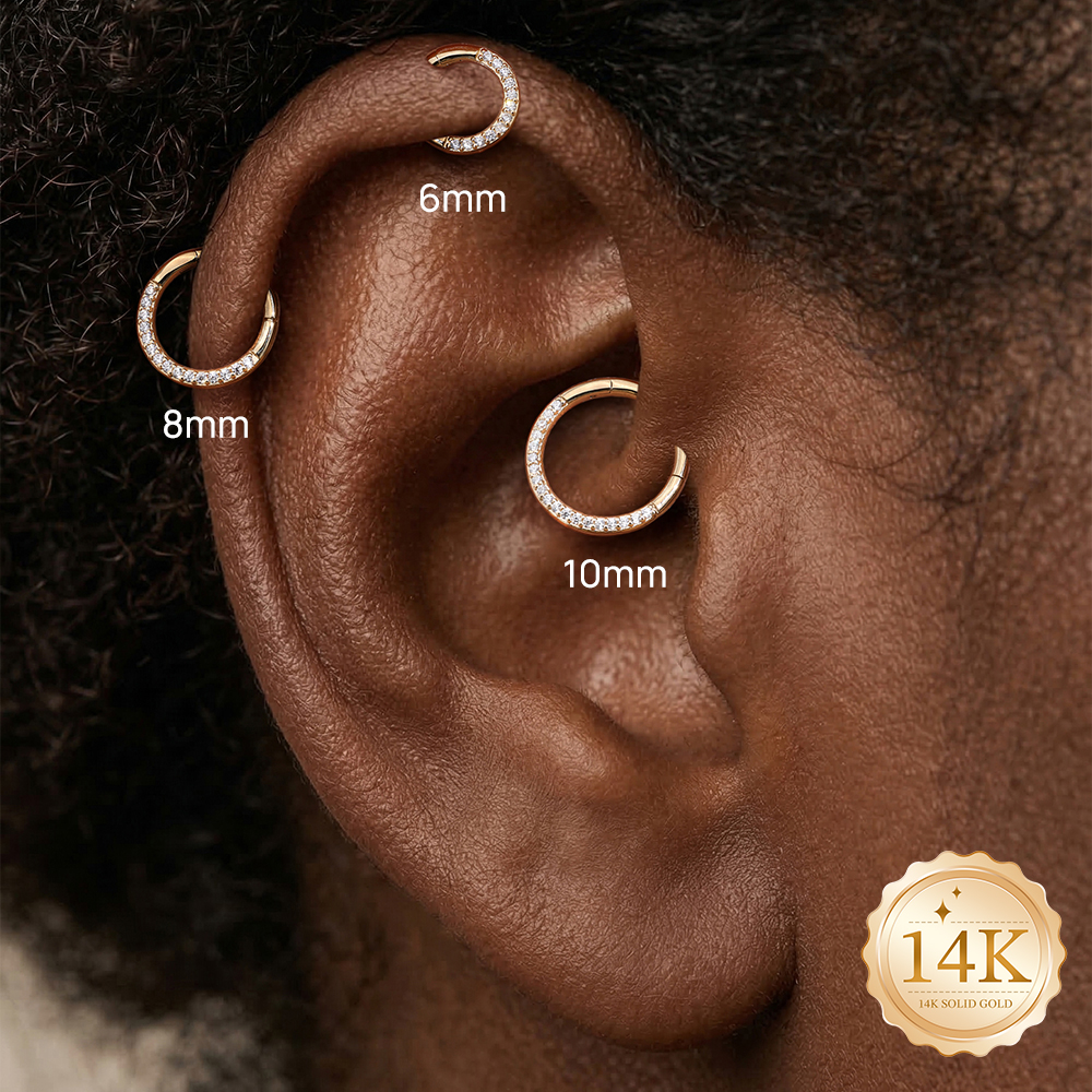 CANNER 1PC 14K Solid Gold 6/8/ – Body Jewelry Hypoallergenic Bewertung und Preis