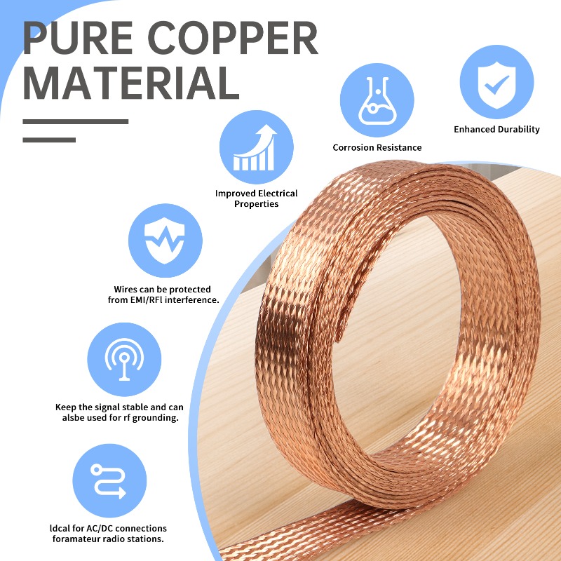 2/5/10m Copper Braided Sleeve  – Body Jewelry 4 U Bewertung und Preis
