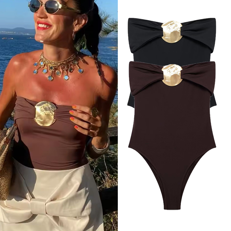 HXAO 2024 Woman Sexy Tops Bow  – Body Jewelry Gold Bewertung und Preis